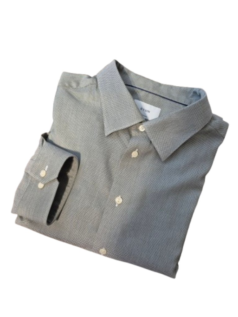 Eton Grey Custom Dress Shirt Size 3xl?
